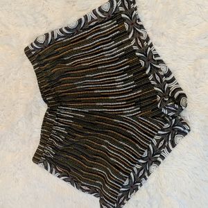 H and M Patterned Pull On Shorts